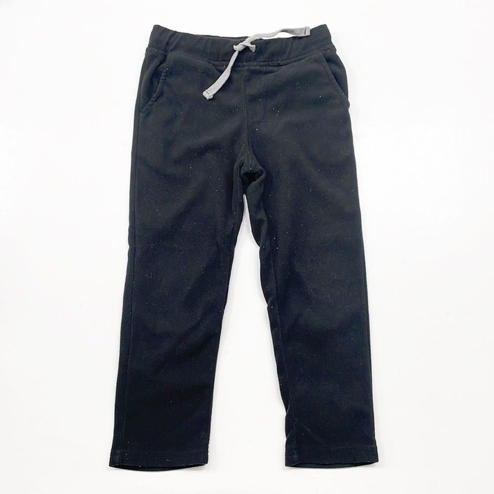 Carter's little boys black fleece sweatpants